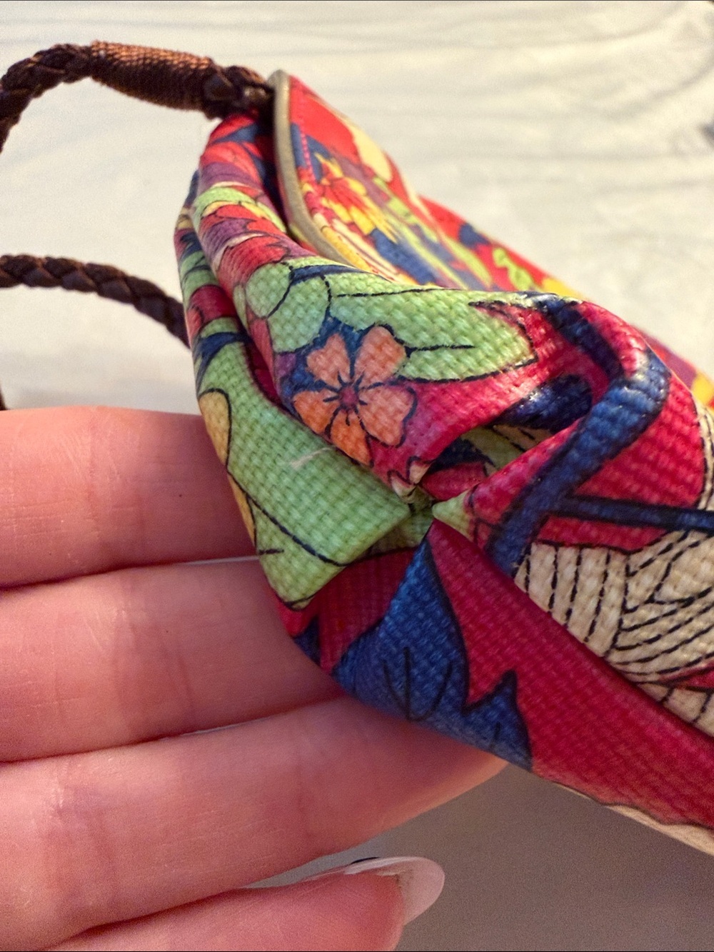 EUC! SakRoots Floral Print Multicolor Crossbody Bag/Multiway - Picture 5 of 16